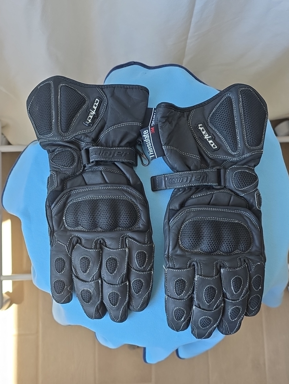 Cortech L Men’s Black Protective Motorcycle Gloves